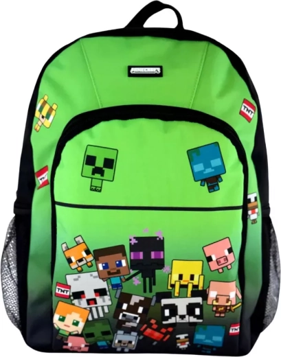 Minecraft character school backpack 21 L black-green 42 cm