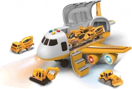 Putnički avion s teretnim prostorom i 3 autićima 1:64