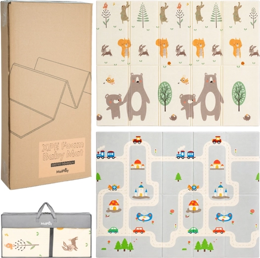 Mativo Folding Foam Play Mat 150 × 180 cm