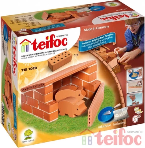 Teifoc Pigs House Building Set - 1 piece