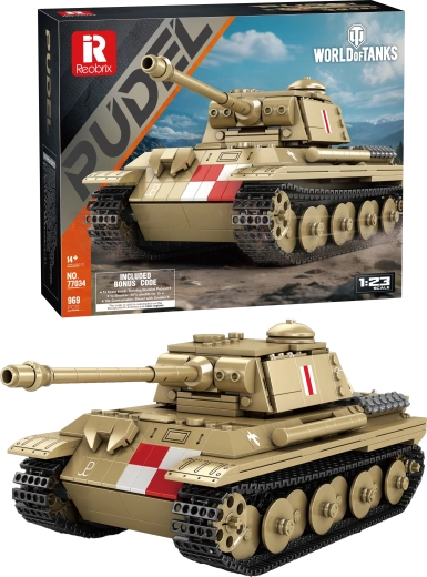 World of Tanks građevinski set tenka Pudel 969 dijelova