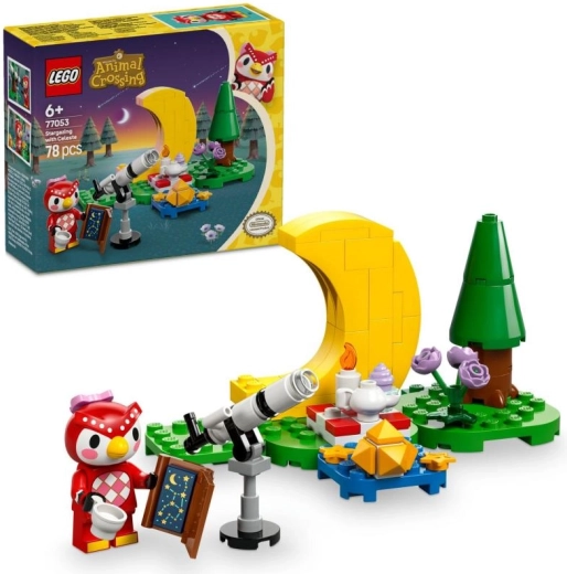 LEGO ANIMAL CROSSING promatranje zvijezda s Celeste
