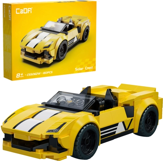 Konstruktorski set CaDA Solar Crest – trkaći auto, 160 dijelova