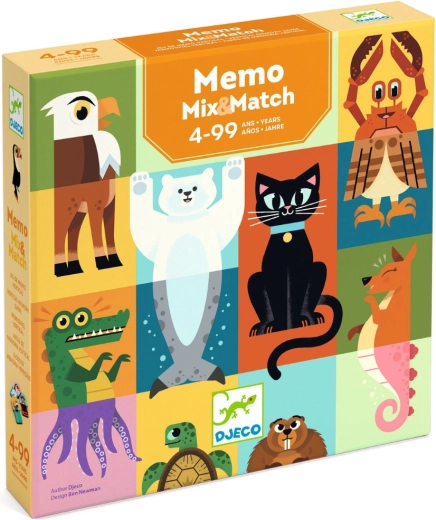 Djeco memorijska igra mix & match