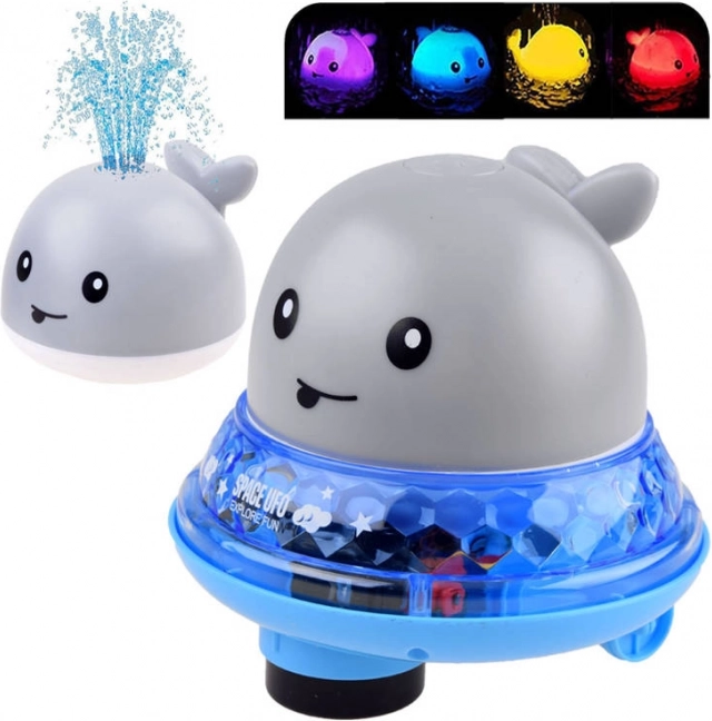 Vodena kitica s fontanom i voznom platformom za kupanje – Siva