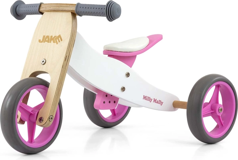 Milly Mally guralica i tricikl 2u1 Jake classic pink - 1 komad