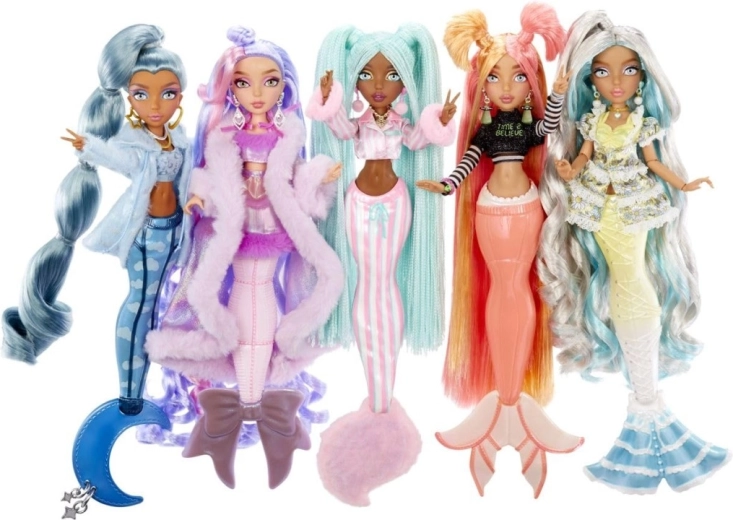 Lutka MERMAZE Mermaidz morska sirena – pidžama zabava