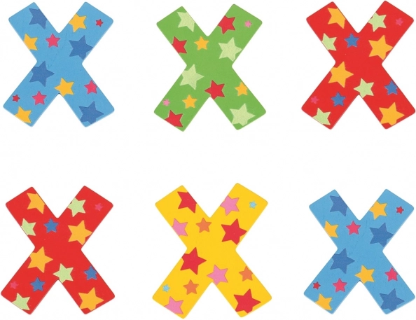 Drveno slovo Zvjezdica X od Bigjigs Toys