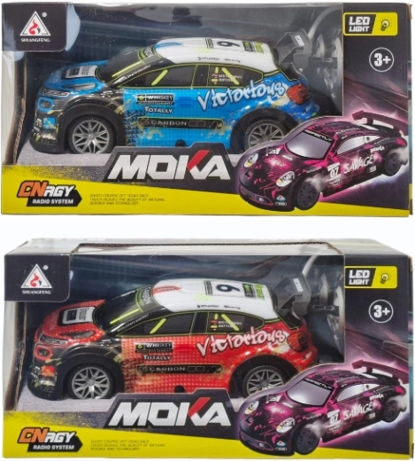 RC auto s podsvijetljenom karoserijom