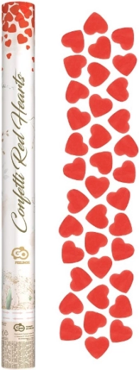 Pneumatic Confetti – Red Paper Hearts