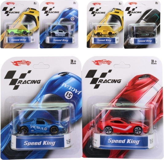 Metalni autić 8 cm na kartici