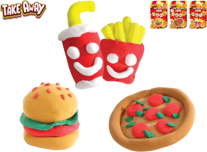 Kreativna masa izradi vlastiti fast food take away - 1 komad