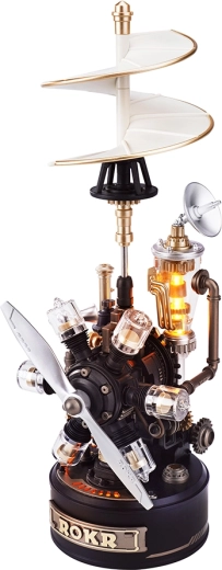 ROKR 3D mehanička slagalica Da Vincijev helikopter s LED osvjetljenjem