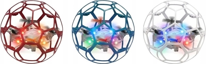 Mini RC dron u obliku leteće kugle s LED osvjetljenjem