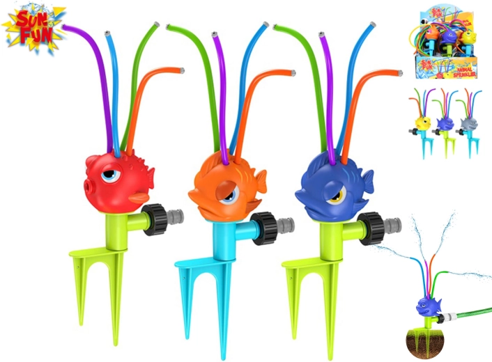 Vrtni dječji prskalica u obliku morskih životinja Sun Fun