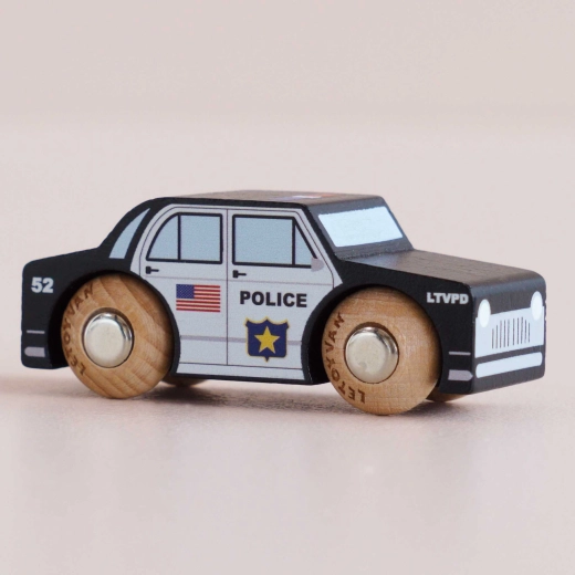 Drveni policijski autić Sam Le Toy Van
