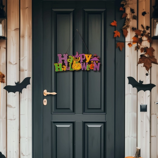 Hanging Halloween Decoration Happy Halloween 42.5 × 18 cm