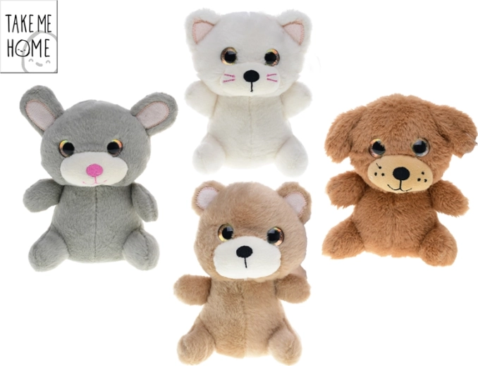 Plišana životinja Take Me Home 15 cm – pas, mačka, medvjed ili zec