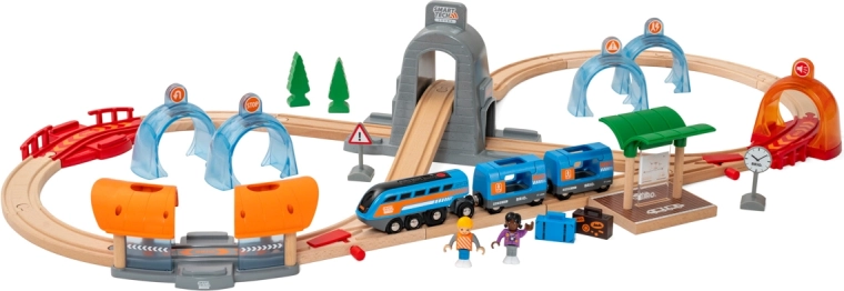 Brio Smart Tech Sound deluxe željeznička pruga s tunelima