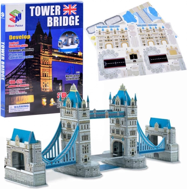 Puzzle 3D TOWER BRIDGE 41 dijelova