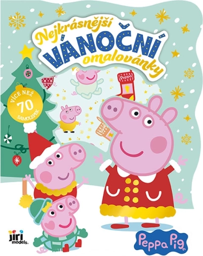Najljepše božićne bojanke s naljepnicama Peppa Pig