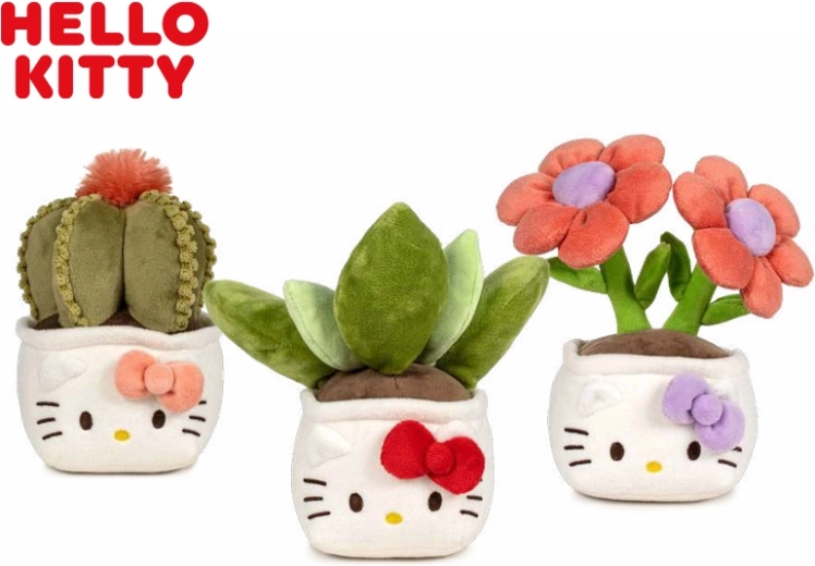Plišana igračka HELLO KITTY Botanical Love 21 cm
