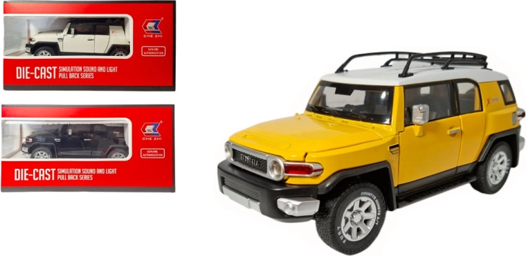 Metalni model Toyota FJ Land Cruiser 1:24 sa svjetlima i zvukom