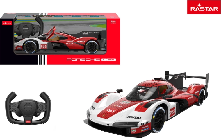 Rastar daljinski upravljani automobil Porsche 963 LMDh 1:14 crveni