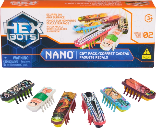 HEXBUG Nano Gift Pack – set od 6 mini robotskih buba sa svjetlom
