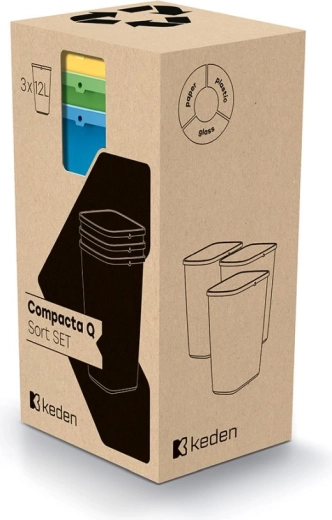 Set kanti za razvrstavanje Compacta Q Sort 3×12 l