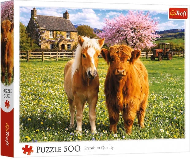 Puzzle Prijatelji na farmi 500 dijelova