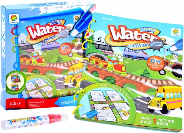 Čarobna knjiga za vodeno slikanje za djecu – A