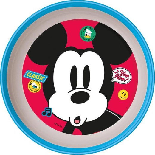 Plastična zdjelica MICKEY s protukliznim dnom 14,7 × 4 cm