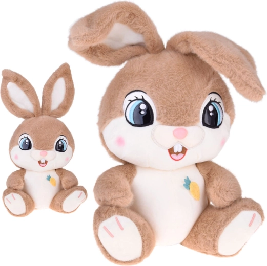Plush Bunny Karmelek 40 cm with Flexible Ears