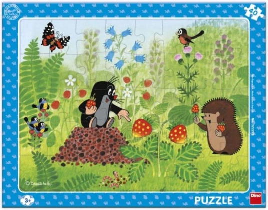 Puzzle Krtko i jagode 40 dijelova