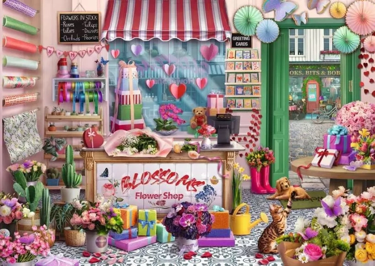 Puzzle Cvjećarnica 1000 dijelova RAVENSBURGER