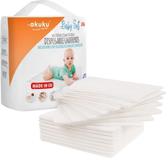 Jednokratne higijenske podloge Akuku Baby Soft 40 × 60 cm, 15 kom