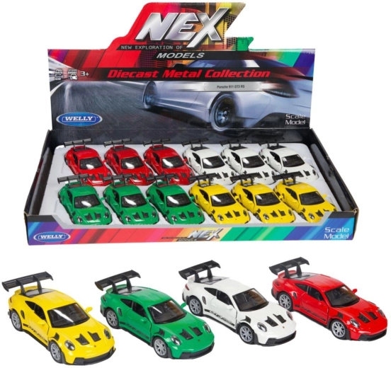 Metalni model automobila Porsche 911 GT3 RS 2016 na navijanje unatrag 12 cm