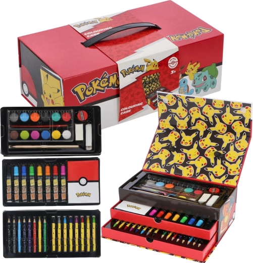 Crtajući kovčeg Pokémon – likovni set u kovčegu
