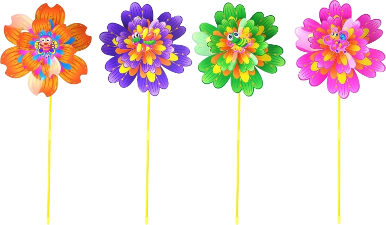 Veliki vrtni vjetrokaz u obliku cvijeta 80 cm (više varijanti)