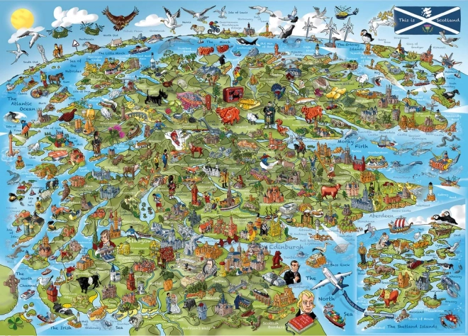 Puzzle Ovo je Škotska 1000 dijelova