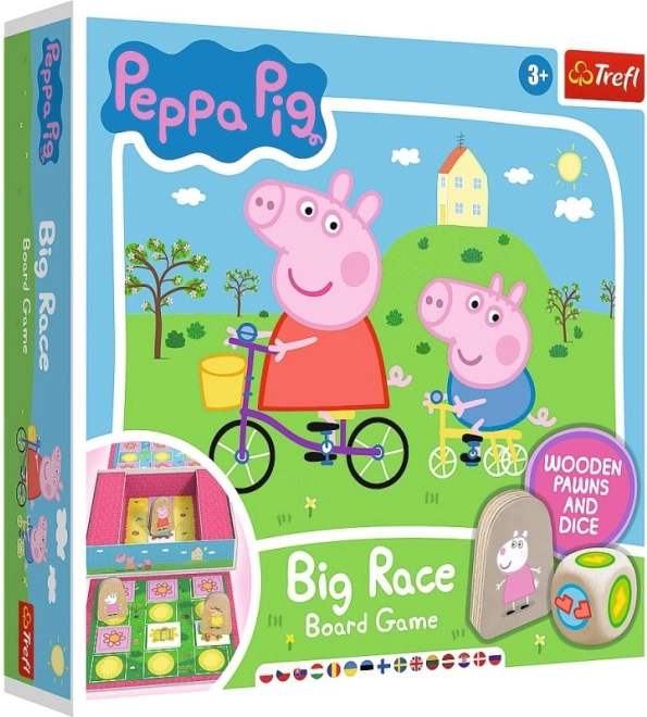 Društvena igra Big Race Peppa Pig od Trefla