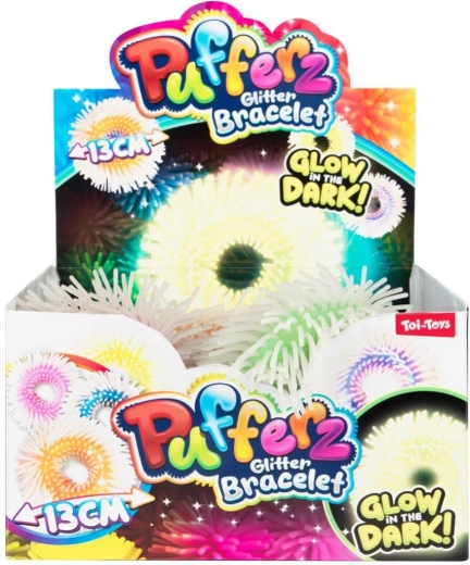 Svjetleća antistresna pahuljasta silikonska narukvica, mix boja