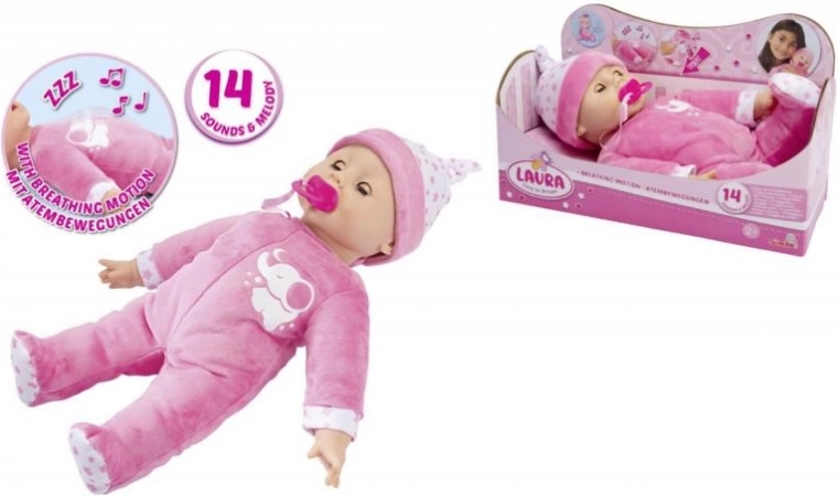 Lutka Laura vrijeme za san interaktivna lutka 38 cm