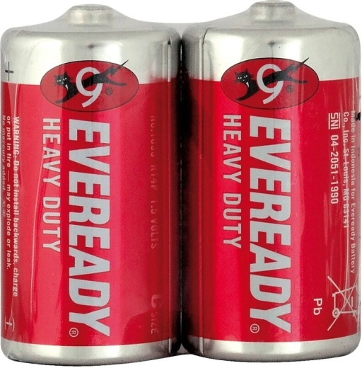 Energizer Eveready Heavy Duty Red baterije C R14 1,5 V, 2 kom