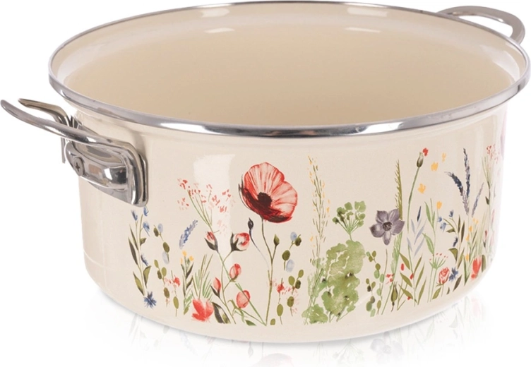 Kremasti emajlirani lonac Maki 26 cm, 5 l