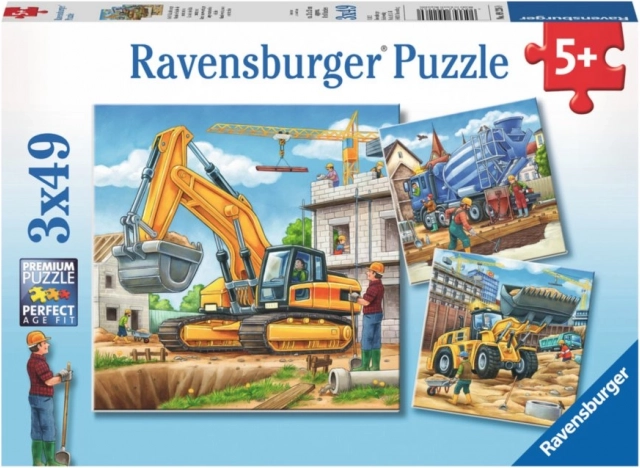 Ravensburger puzzle veliki građevinski strojevi