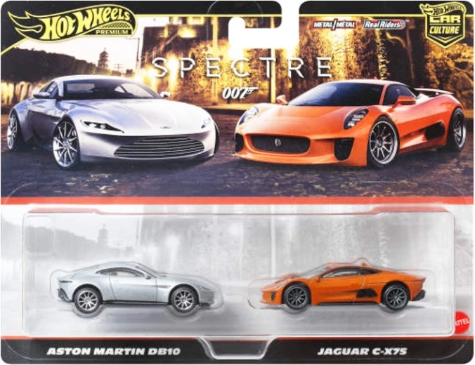 Hot Wheels Premium set modela Jaguar C-X75 i Aston Martin DB10 (James Bond)