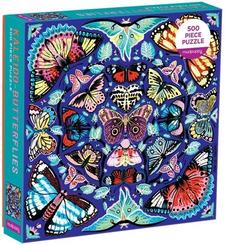 Mudpuppy Kaleido Butterflies Puzzle 500 pieces
