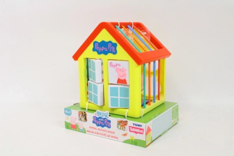 TOMY Peppa Pig kućica za razvrstavanje oblika